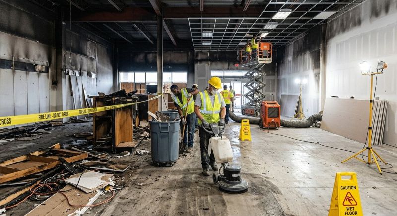 Commercial Fire Damage Repair in Austin, TX