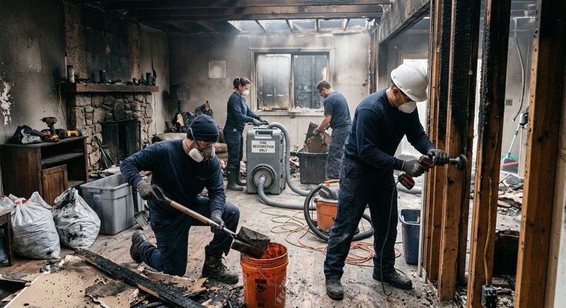 Fire Damage Reconstruction in Santa Rosa, CA