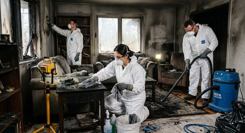Soot Cleaning in Santa Rosa, CA