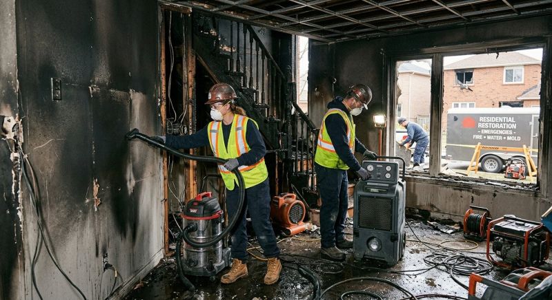 Residential Fire Restoration in Marin County, CA